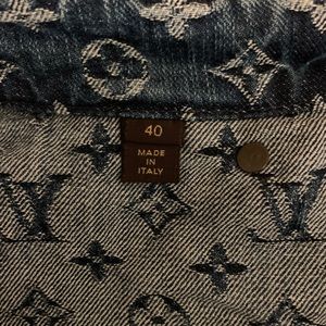 Authentic Louis Vuitton monogram denim jeans.